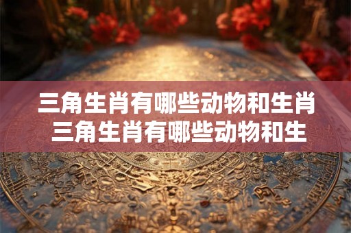 三角生肖有哪些动物和生肖 三角生肖有哪些动物和生肖有关