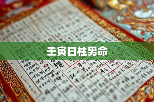 壬寅日柱男命