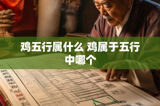 鸡五行属什么 鸡属于五行中哪个