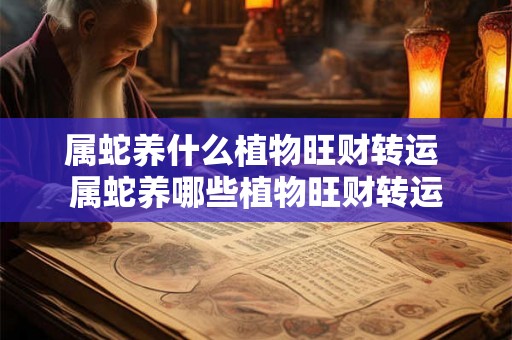 属蛇养什么植物旺财转运 属蛇养哪些植物旺财转运
