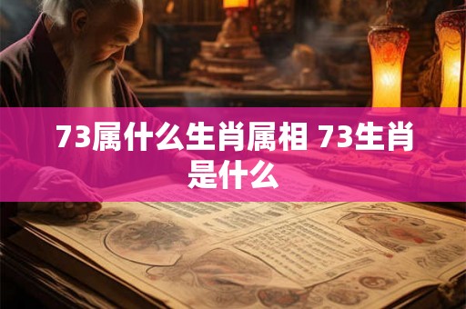 73属什么生肖属相 73生肖是什么 73属什么生肖属相 73生肖是什么