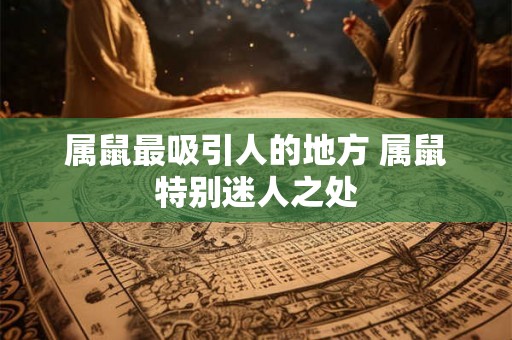 属鼠最吸引人的地方 属鼠特别迷人之处