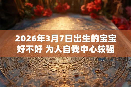 2026年3月7日出生的宝宝好不好 为人自我中心较强