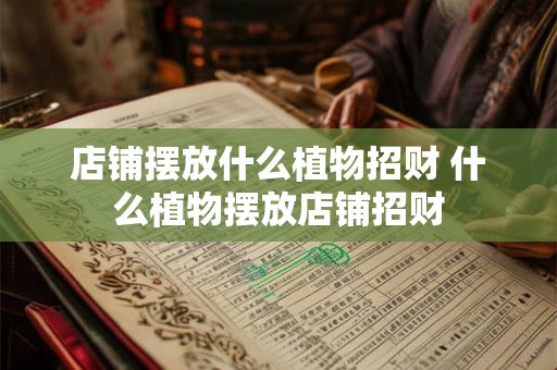 店铺摆放什么植物招财 什么植物摆放店铺招财 店铺摆放什么植物招财 什么植物摆放店铺招财