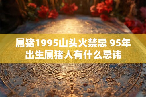 属猪1995山头火禁忌 95年出生属猪人有什么忌讳