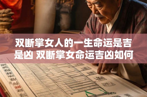 双断掌女人的一生命运是吉是凶 双断掌女命运吉凶如何