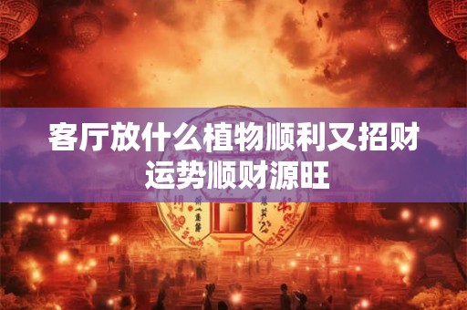 客厅放什么植物顺利又招财 运势顺财源旺
