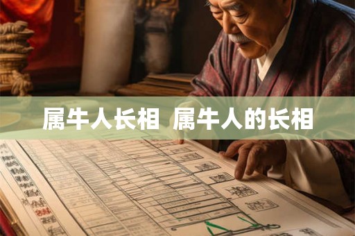 属牛人长相  属牛人的长相