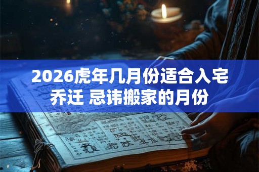 2026虎年几月份适合入宅乔迁 忌讳搬家的月份 2026虎年几月份适合入宅乔迁 忌讳搬家的月份