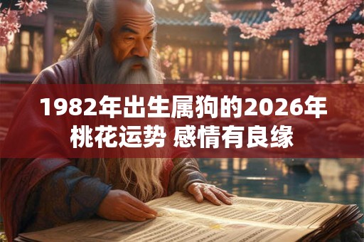 1982年出生属狗的2026年桃花运势 感情有良缘 1982年出生属狗的2026年桃花运势 感情有良缘