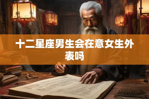 十二星座男生会在意女生外表吗
