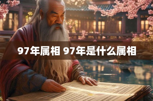 97年属相 97年是什么属相