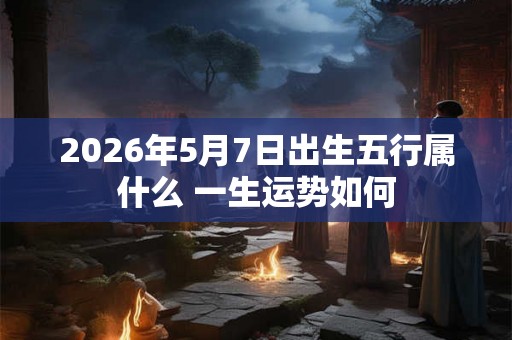 2026年5月7日出生五行属什么 一生运势如何