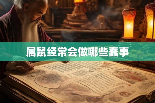 属鼠经常会做哪些蠢事
