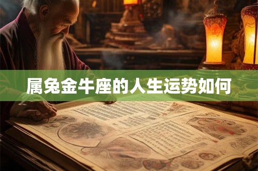 属兔金牛座的人生运势如何