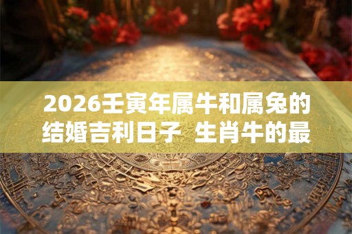 2026壬寅年属牛和属兔的结婚吉利日子 生肖牛的最佳婚配 2026壬寅年属牛和属兔的结婚吉利日子 生肖牛的最佳婚配