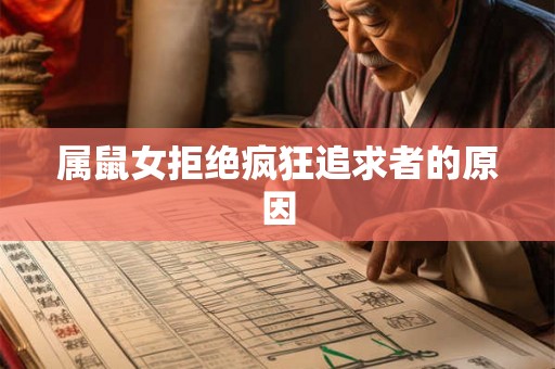 属鼠女拒绝疯狂追求者的原因