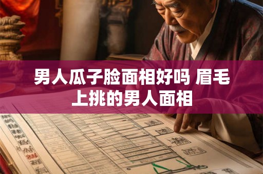男人瓜子脸面相好吗 眉毛上挑的男人面相