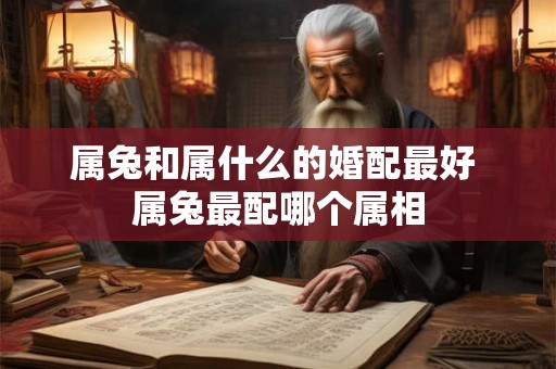 属兔和属什么的婚配最好 属兔最配哪个属相