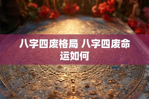 八字四废格局 八字四废命运如何