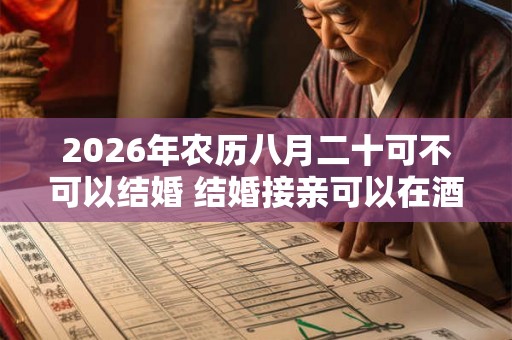 2026年农历八月二十可不可以结婚 结婚接亲可以在酒店吗
