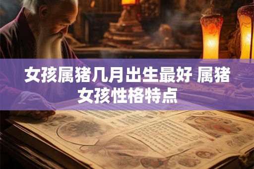 女孩属猪几月出生最好 属猪女孩性格特点