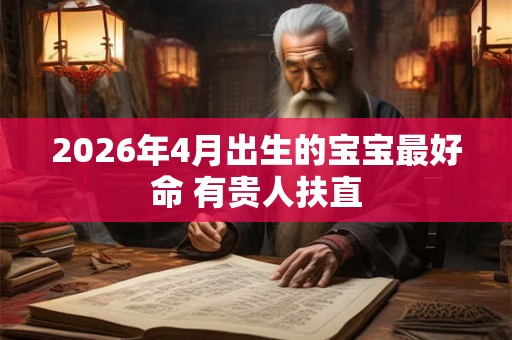 2026年4月出生的宝宝最好命 有贵人扶直 2026年4月出生的宝宝最好命 有贵人扶直