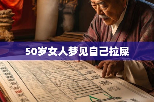 50岁女人梦见自己拉屎