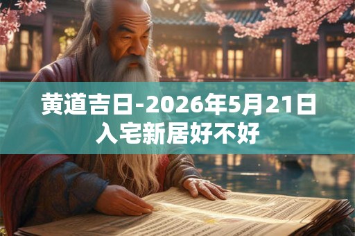 黄道吉日-2026年5月21日入宅新居好不好 黄道吉日-2026年5月21日入宅新居好不好