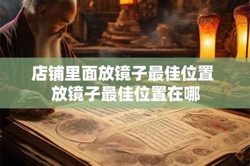 店铺里面放镜子最佳位置 放镜子最佳位置在哪