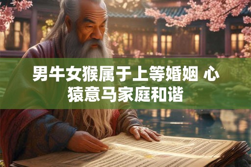男牛女猴属于上等婚姻 心猿意马家庭和谐