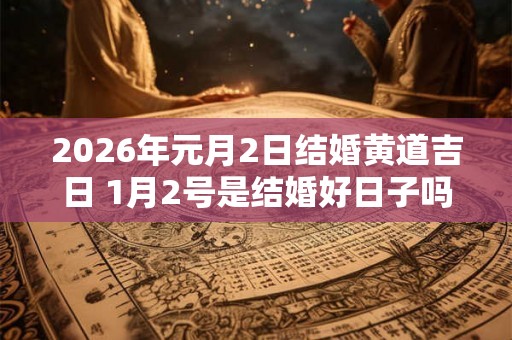 2026年元月2日结婚黄道吉日 1月2号是结婚好日子吗