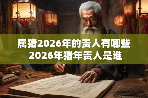 属猪2026年的贵人有哪些 2026年猪年贵人是谁 属猪2026年的贵人有哪些 2026年猪年贵人是谁
