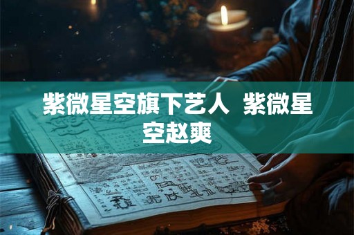 紫微星空旗下艺人 紫微星空赵爽 紫微星空旗下艺人 紫微星空赵爽