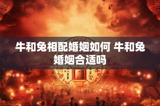 牛和兔相配婚姻如何 牛和兔婚姻合适吗 牛和兔相配婚姻如何 牛和兔婚姻合适吗