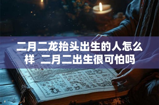 二月二龙抬头出生的人怎么样  二月二出生很可怕吗