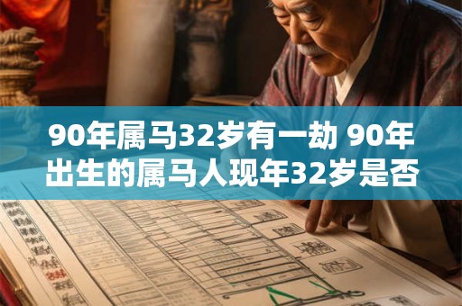 90年属马32岁有一劫 90年出生的属马人现年32岁是否会遭遇一次灾难