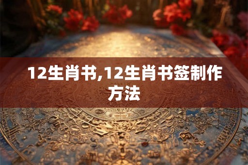 12生肖书,12生肖书签制作方法 12生肖书,12生肖书签制作方法