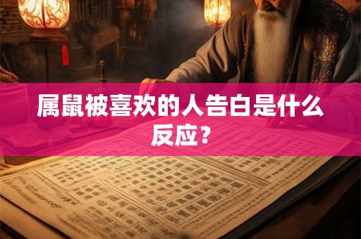 属鼠被喜欢的人告白是什么反应？