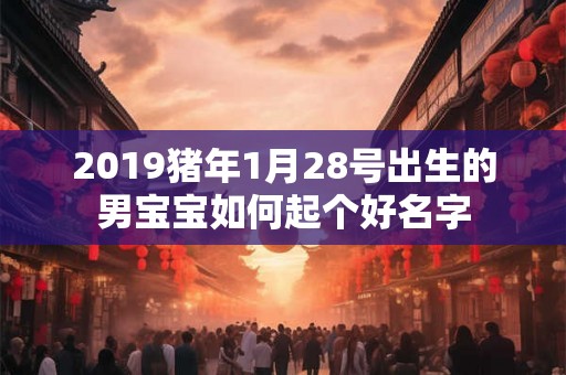 2019猪年1月28号出生的男宝宝如何起个好名字