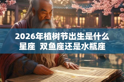 2026年植树节出生是什么星座  双鱼座还是水瓶座