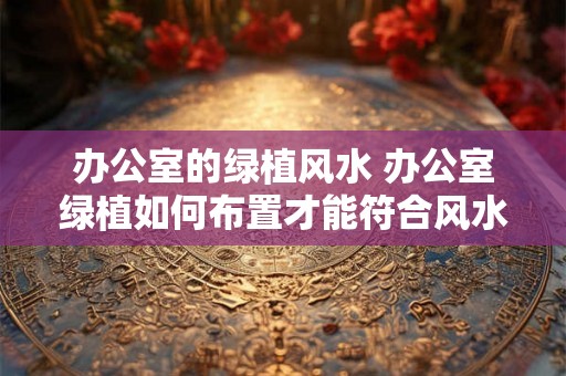 办公室的绿植风水 办公室绿植如何布置才能符合风水