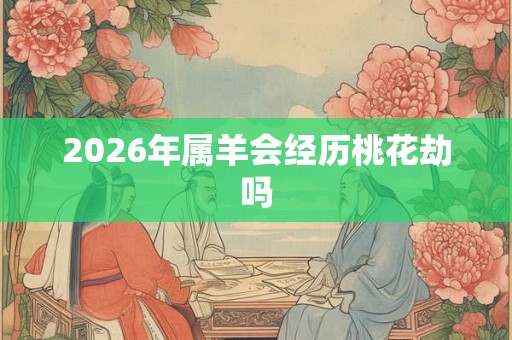 2026年属羊会经历桃花劫吗