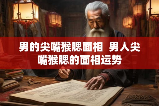 男的尖嘴猴腮面相  男人尖嘴猴腮的面相运势