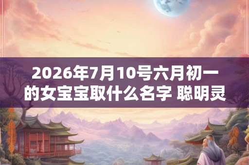 2026年7月10号六月初一的女宝宝取什么名字 聪明灵动