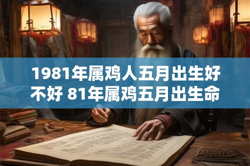 1981年属鸡人五月出生好不好 81年属鸡五月出生命运