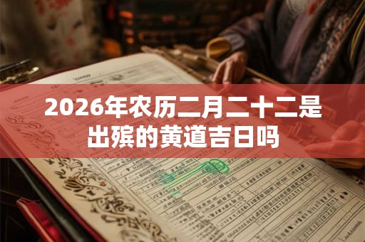 2026年农历二月二十二是出殡的黄道吉日吗