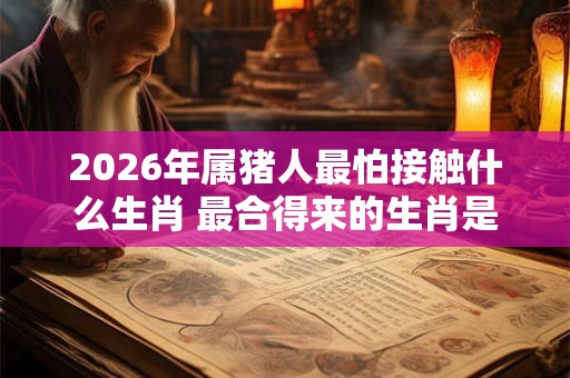 2026年属猪人最怕接触什么生肖 最合得来的生肖是什么