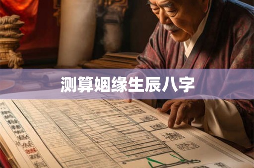 测算姻缘生辰八字