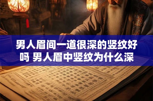 男人眉间一道很深的竖纹好吗 男人眉中竖纹为什么深 男人眉间一道很深的竖纹好吗 男人眉中竖纹为什么深